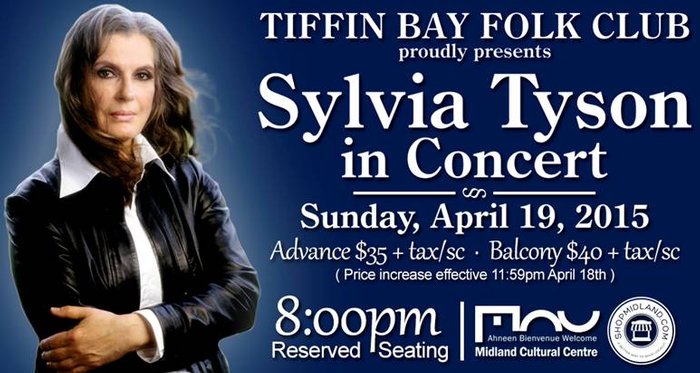 Tiffin Bay Folk Club presents Sylvia Tyson