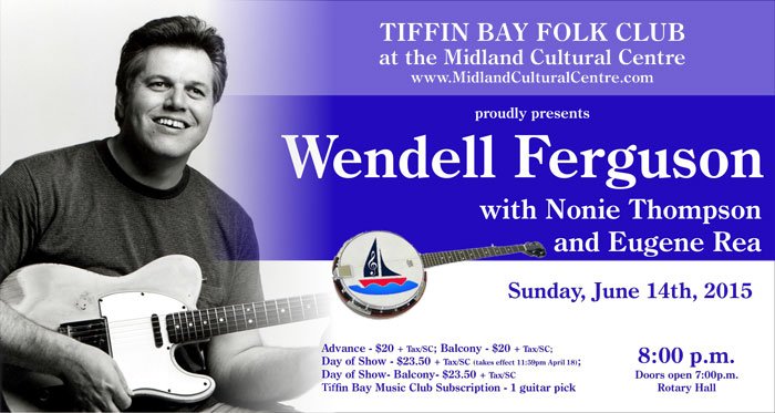 Tiffin Bay Folk Club presents Wendell Ferguson