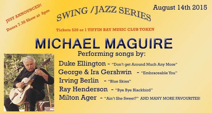 Swing/Jazz at the MCC presents Michael Maguire