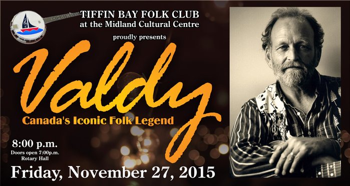 Tiffin Bay Folk Club presents Valdy