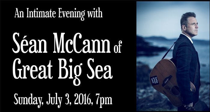 An Intimate Evening with Sean McCann from Great Big Sea