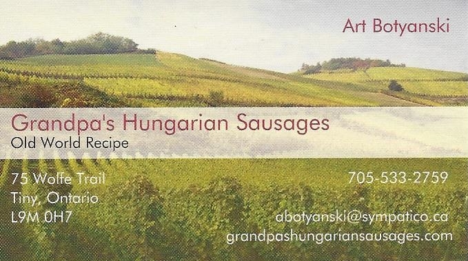 Grandpa's Hungarian Sausages