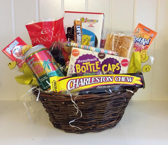 This Retro Gift Basket Will Make You Feel Like A Kid Again Http Www Candybouquetsnmore Ca Index Html