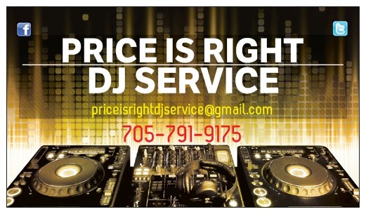 Price is Right Dj Service